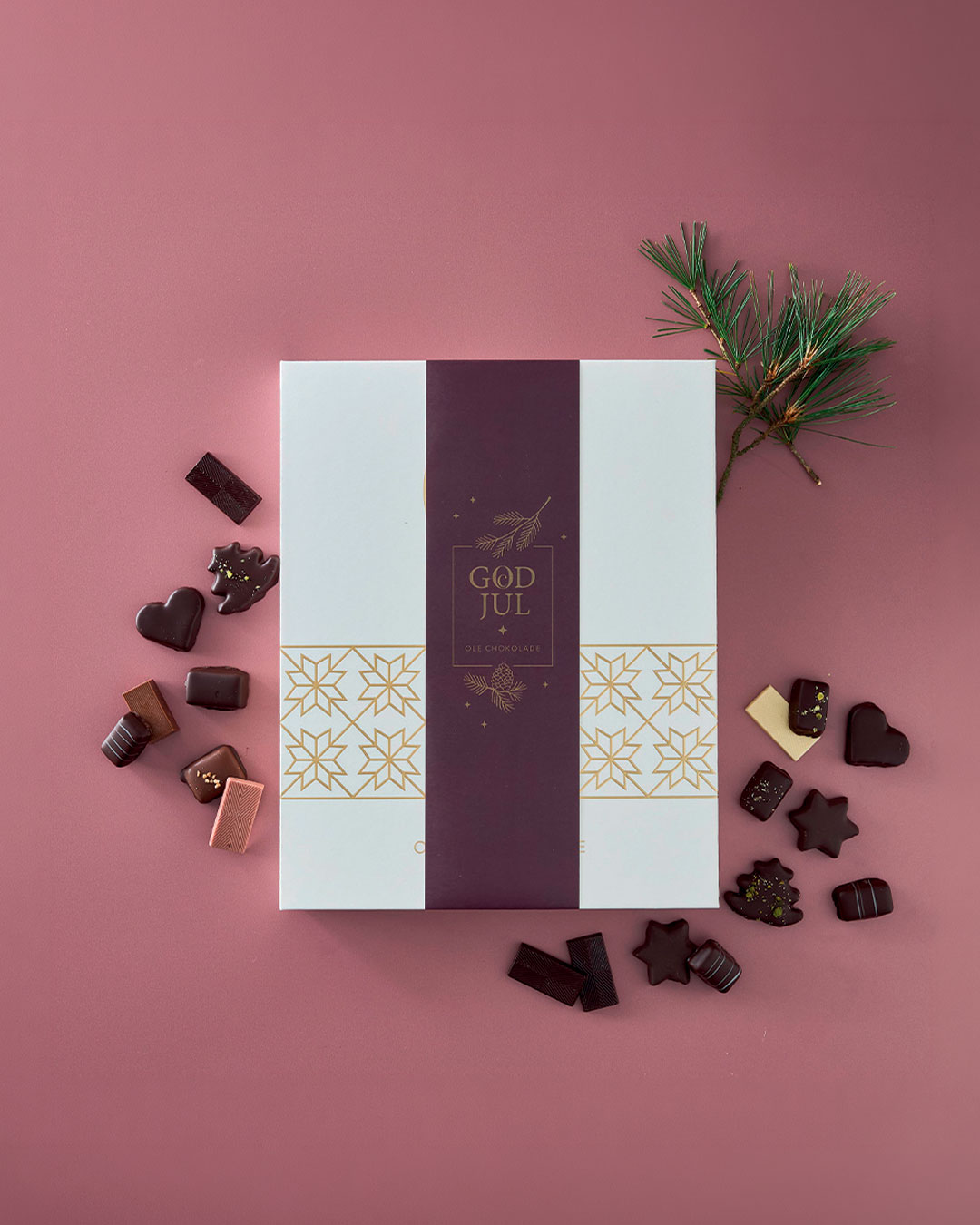 Luksusjulekalender til chokoladeelskeren - 338 g