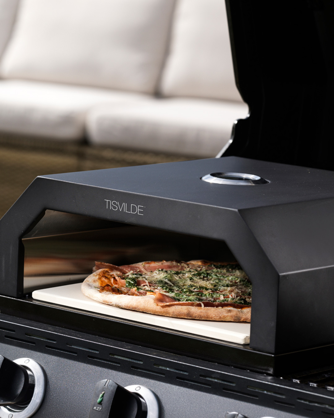 Alsidig pizzaovn til grill