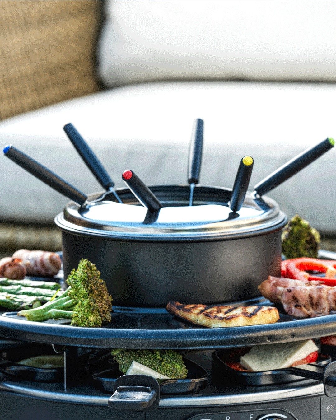 Fælles madoplevelse med raclette og fondue