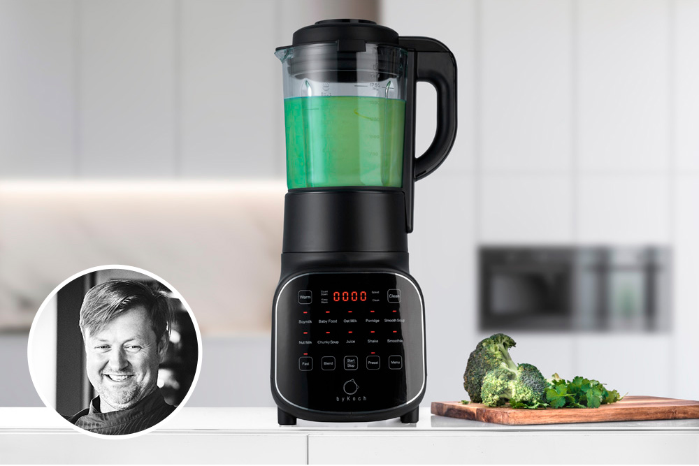 Powerblender med varmefunktion fra byKoch