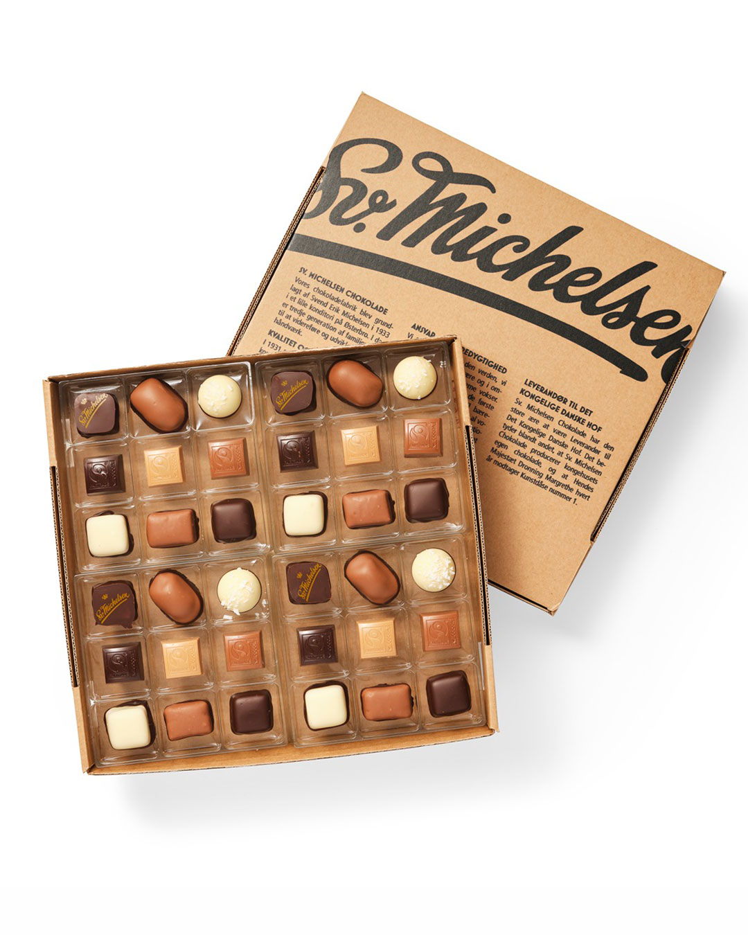 Klassisk chokoladeæske med fyldt chokolade - 360 g