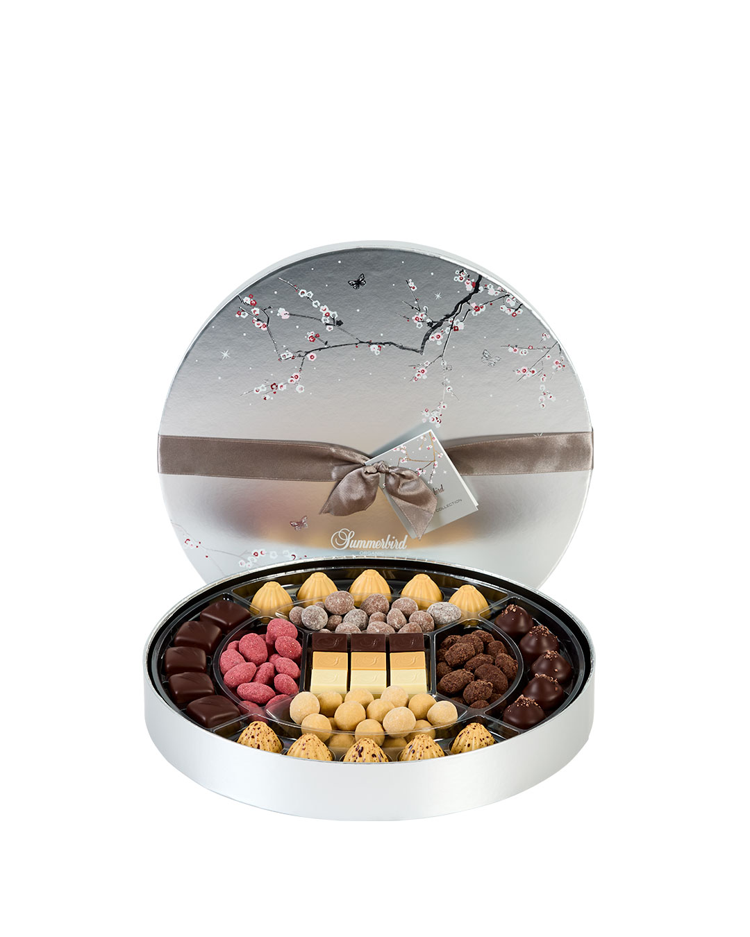 Elegant gaveæske med chokolade - 625 g