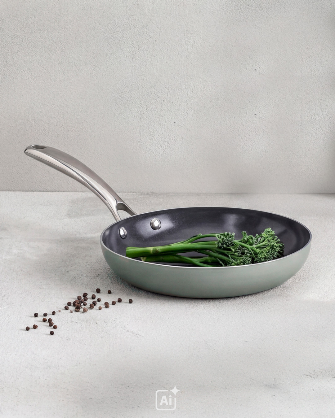 Stegepande i moderne farve og holdbart design - 20 cm