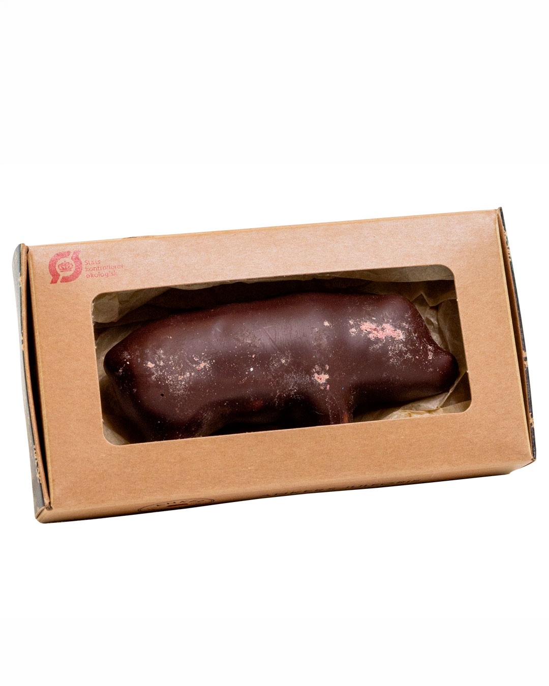 Klassisk marcipangris med hindbær - 75 g