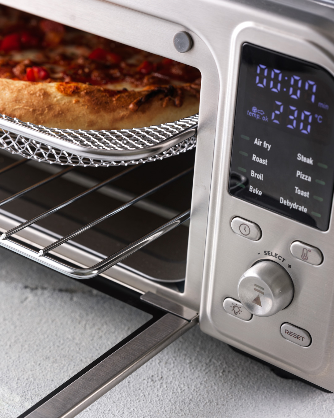 Kompakt pizzaovn med airfry funktion - 1600 W