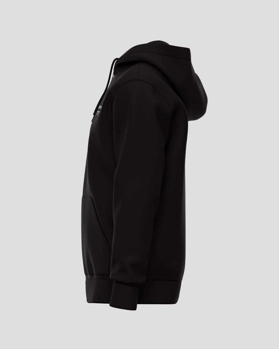 Sporty sweatshirt med lynlås