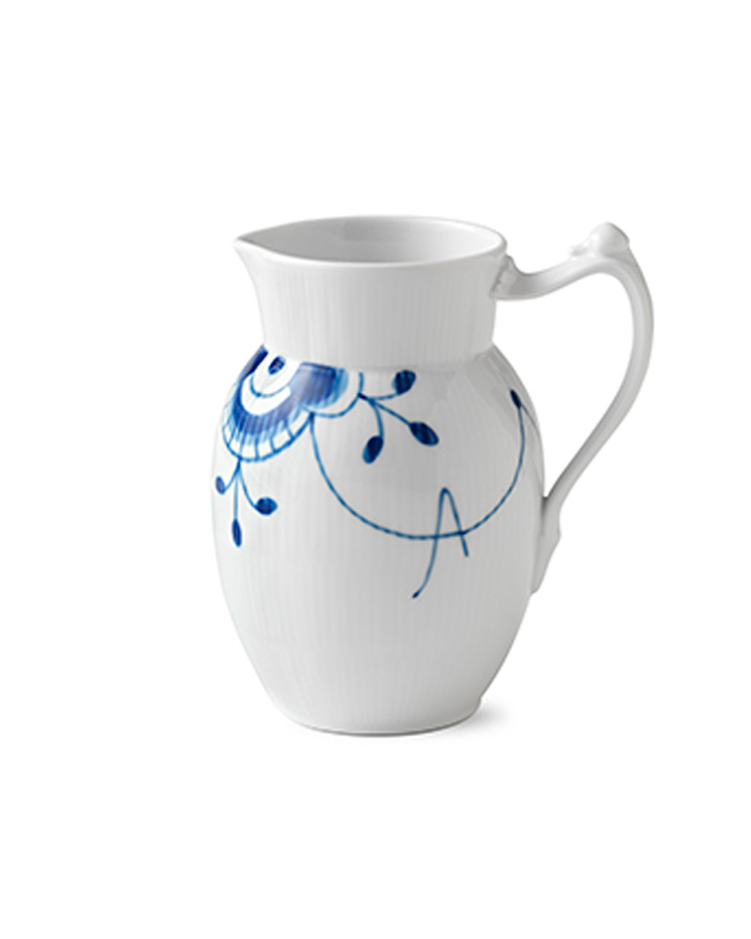 Smuk Blå Mega Riflet kande - 0,9 L