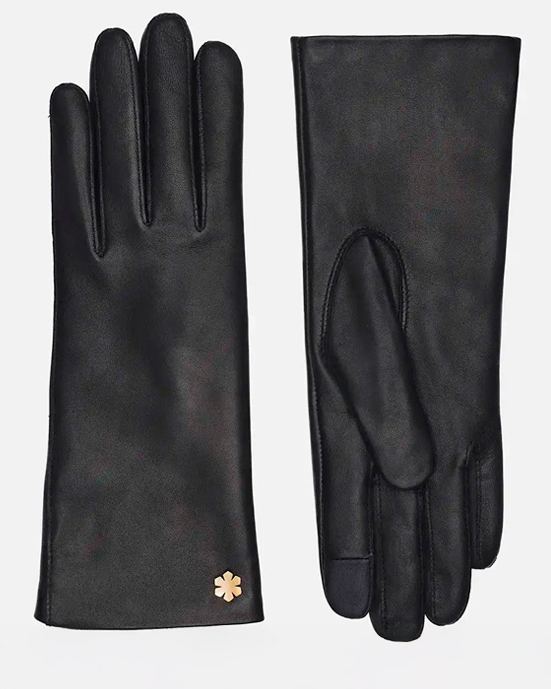 Elegante dame læderhandsker med eksklusive detaljer