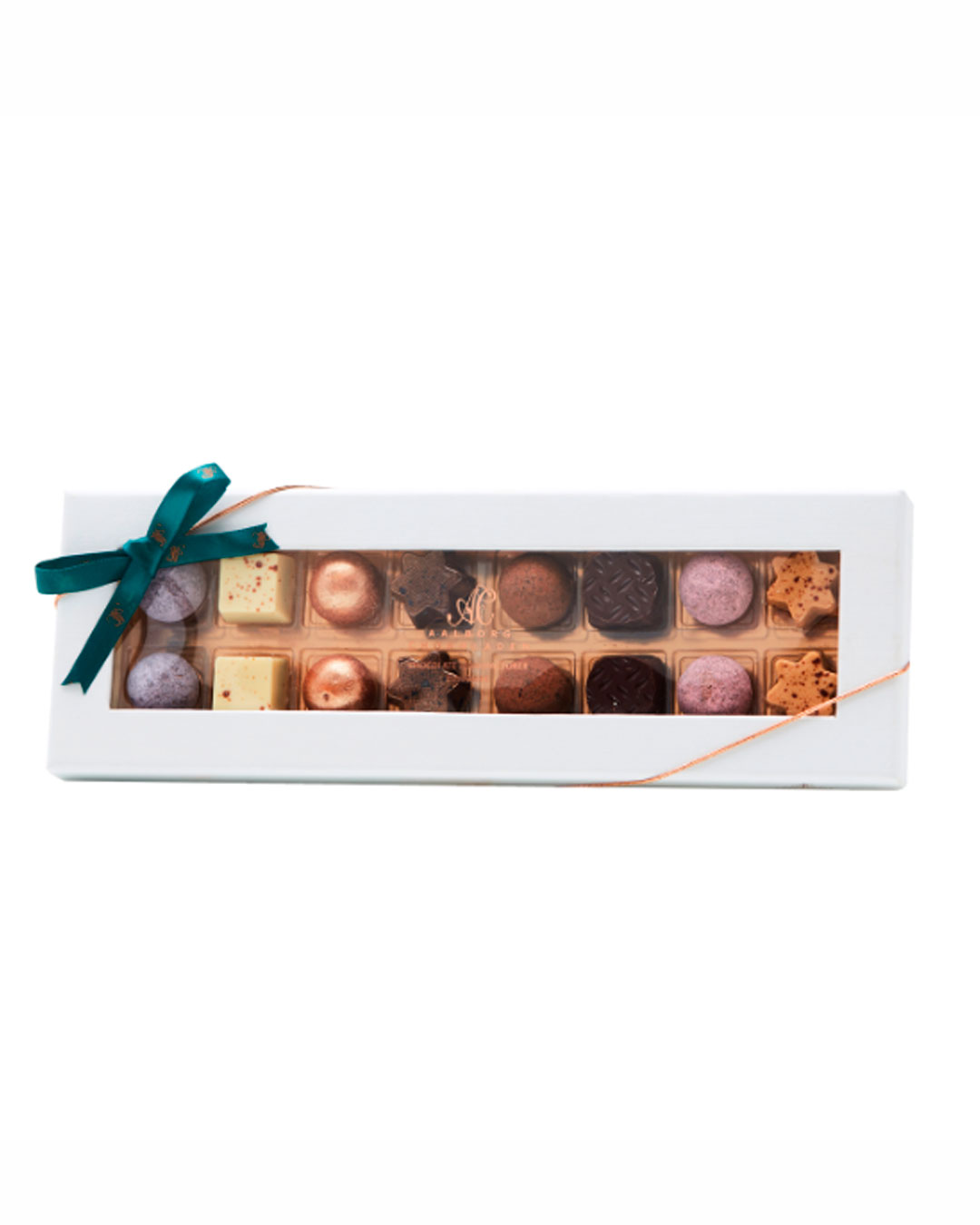 Innovativ chokoladeæske med 16 stykker - 144 g