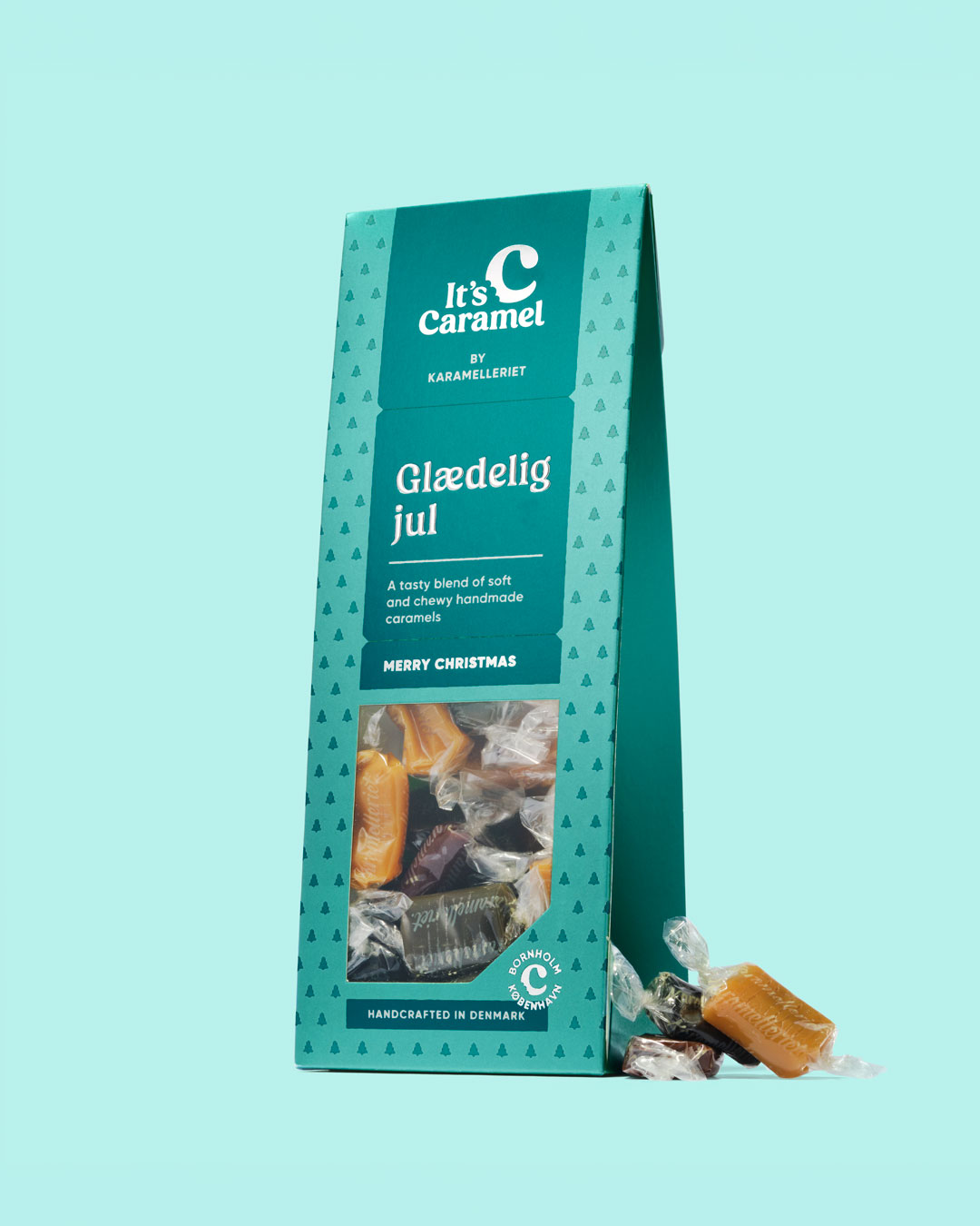 Juleæske med håndlavede flødekarameller - 180 g