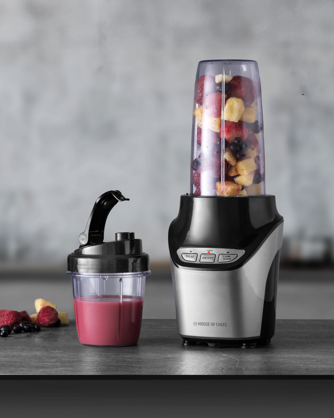 Kompakt to-go blender med høj effekt
