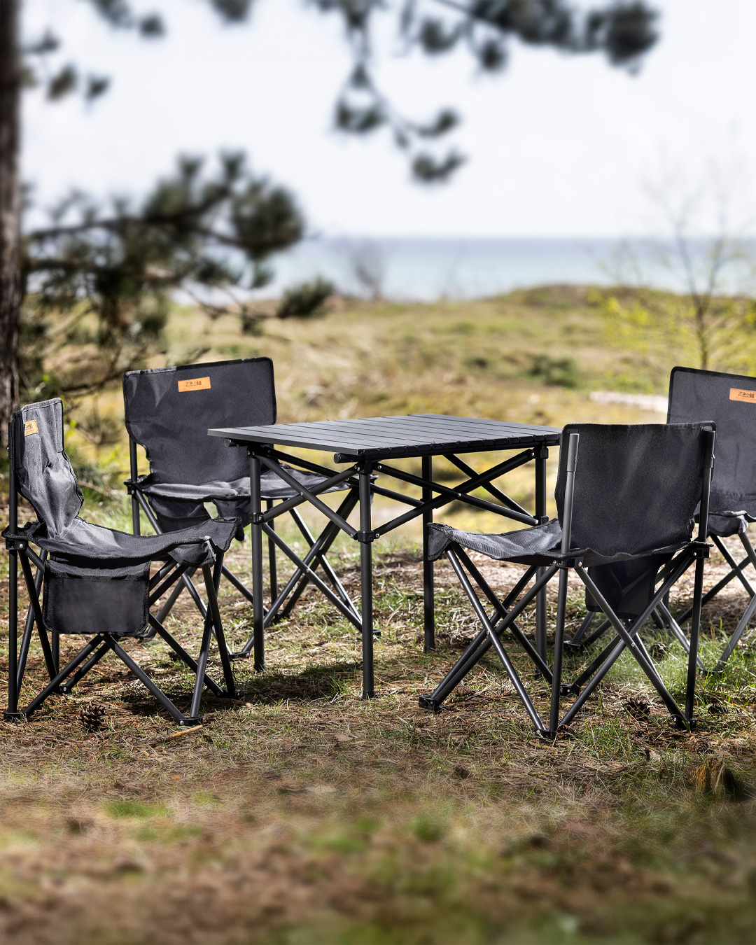 Praktisk campingsæt til udendørs oplevelser – 5 dele