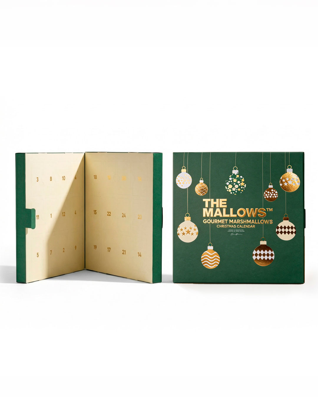 Smagfuld julekalender med 24 gourmetmallows - 288 g