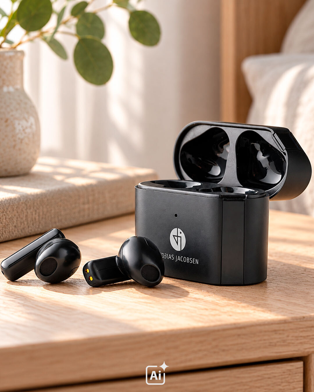 Trådlösa earbuds med gaming-läge och klart ljud