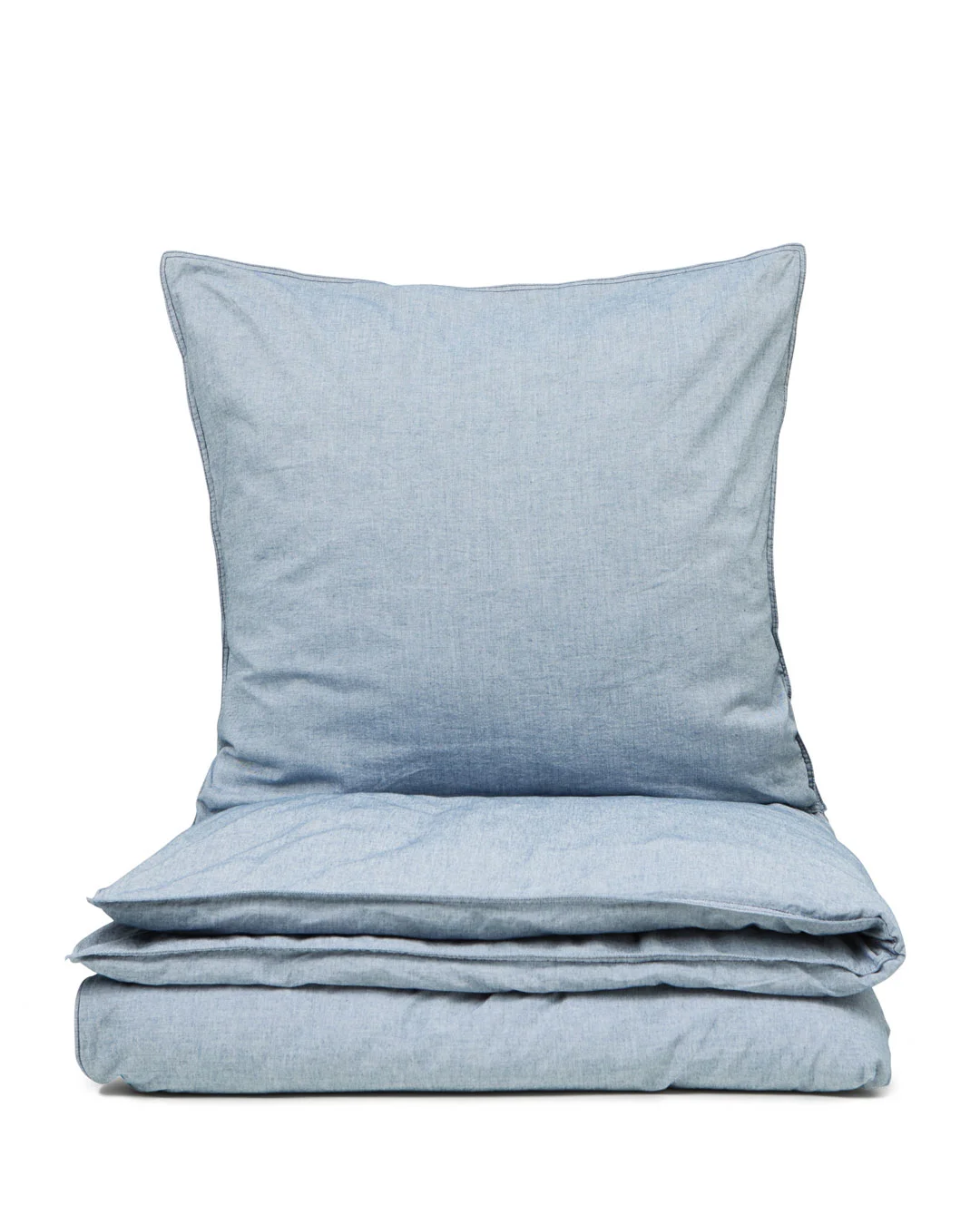 Påslakanset i chambray med elegant textur
