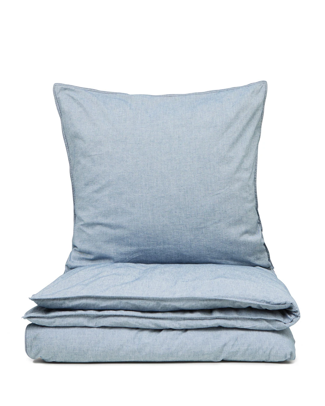 Påslakanset i chambray med elegant textur