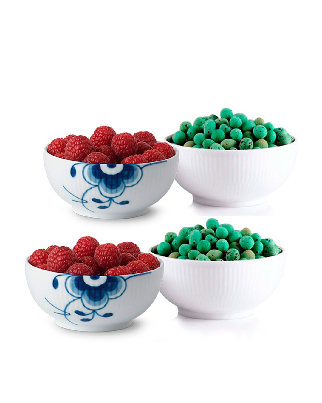 Elegante skåle i klassisk og moderne design - 4 stk