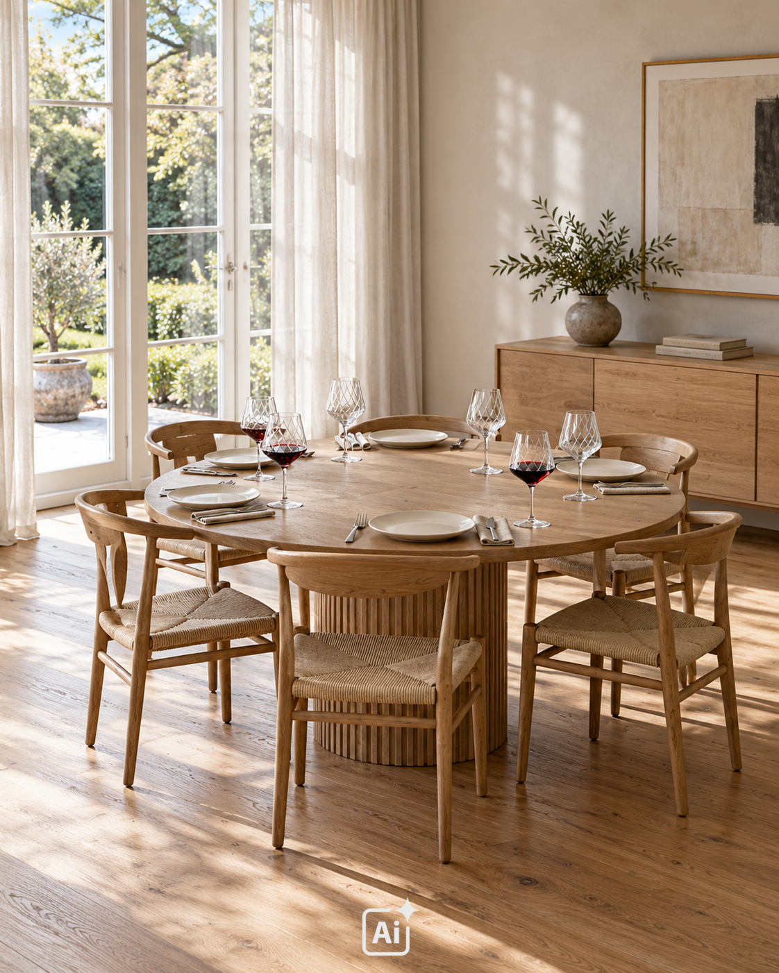 Elegante Glorious rødvinsglas - 6 stk