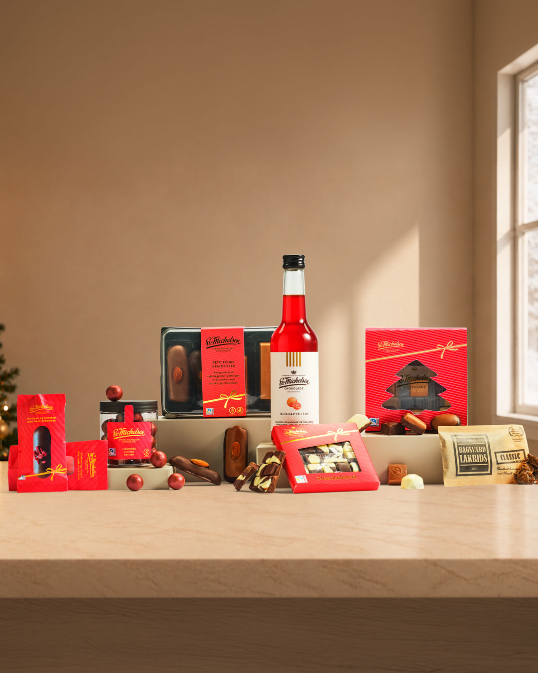 Eksklusiv gavepakke med julefavoritter