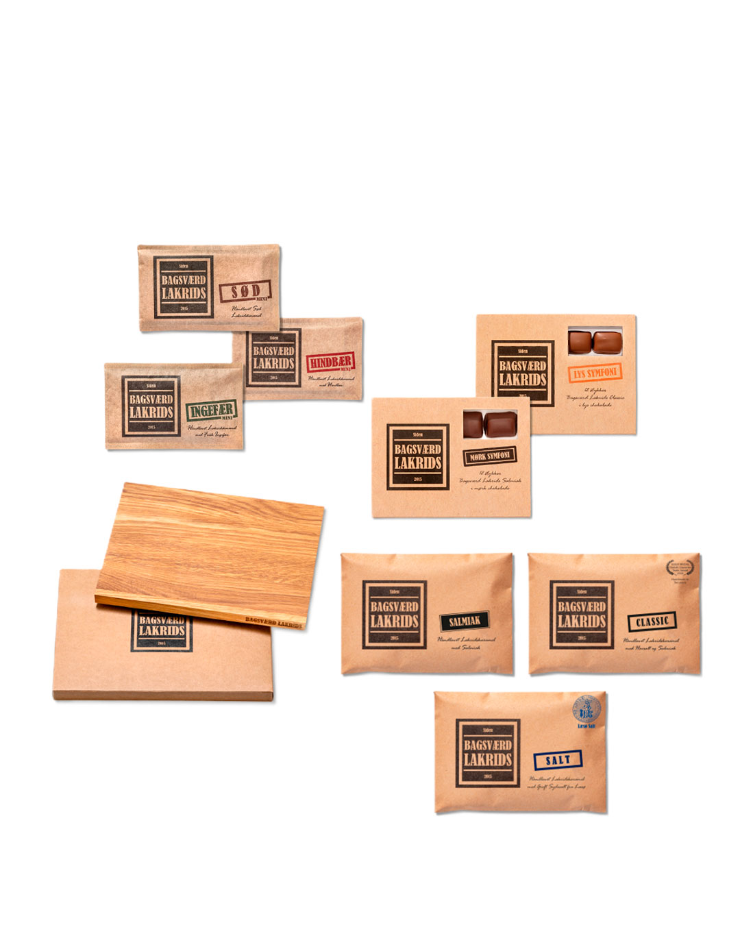 Lakridsgave med klassiske favoritter - 1.2 kg