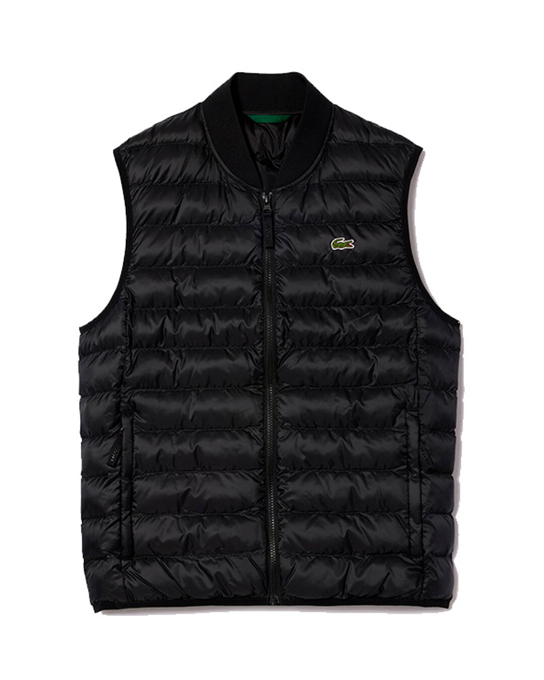 Lacoste-vest i gjenbrukte materialer