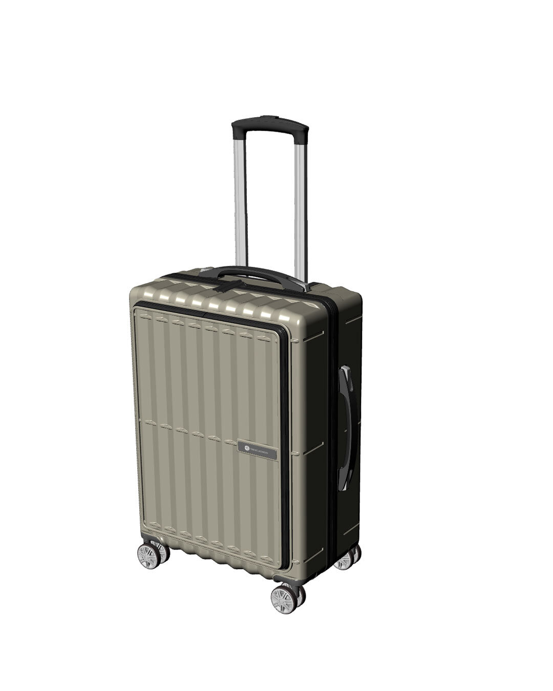 Eksklusiv kabinetrolley med smart PC-lomme
