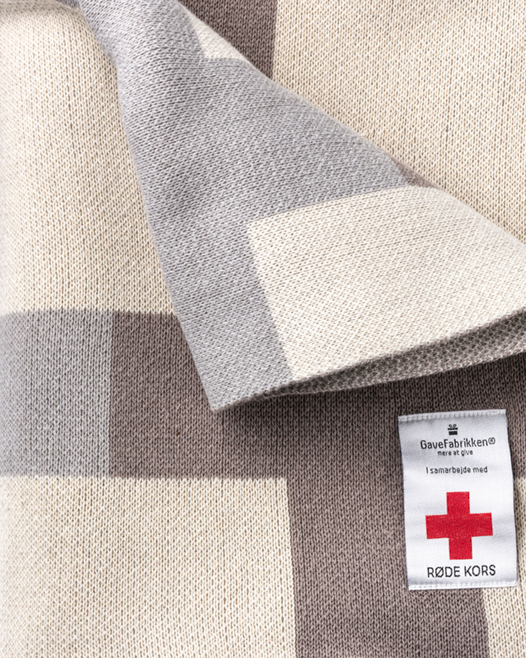 Elegant og blød plaid med fint mønster