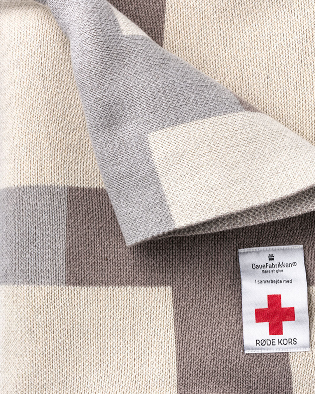 Elegant og blød plaid med fint mønster