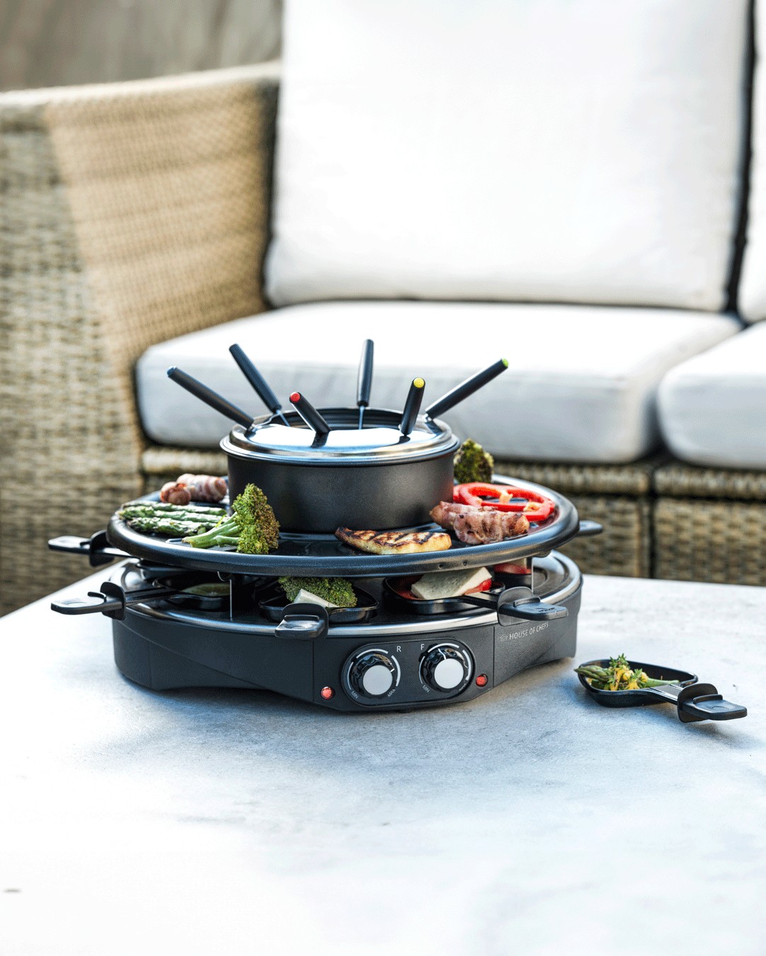 Fælles madoplevelse med raclette og fondue