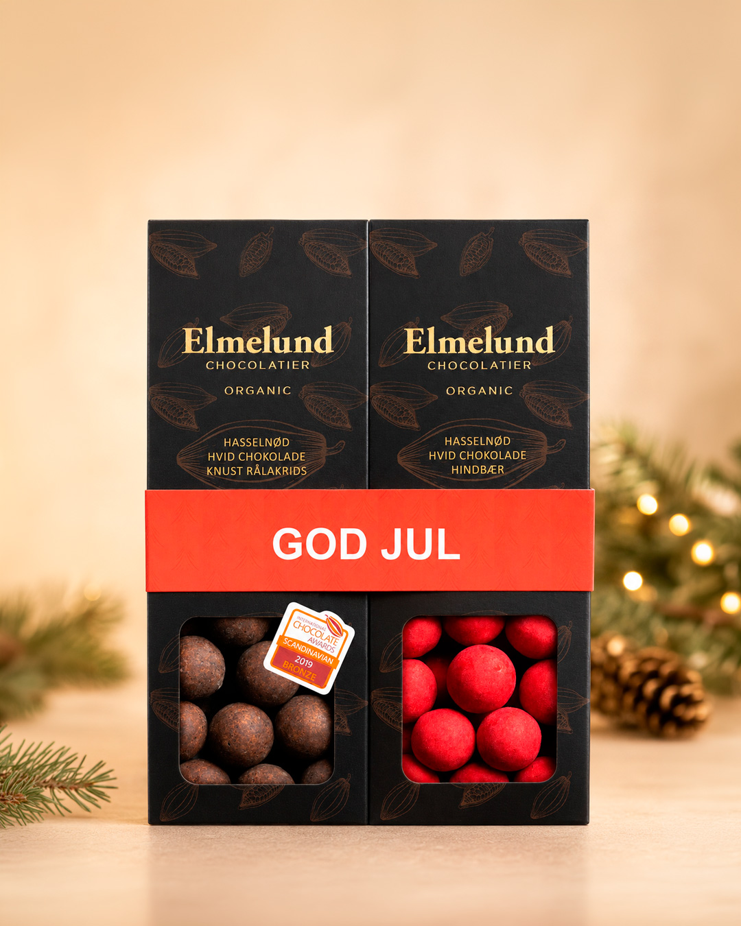 Økologiske juledragéer med prisvindende hasselnødder