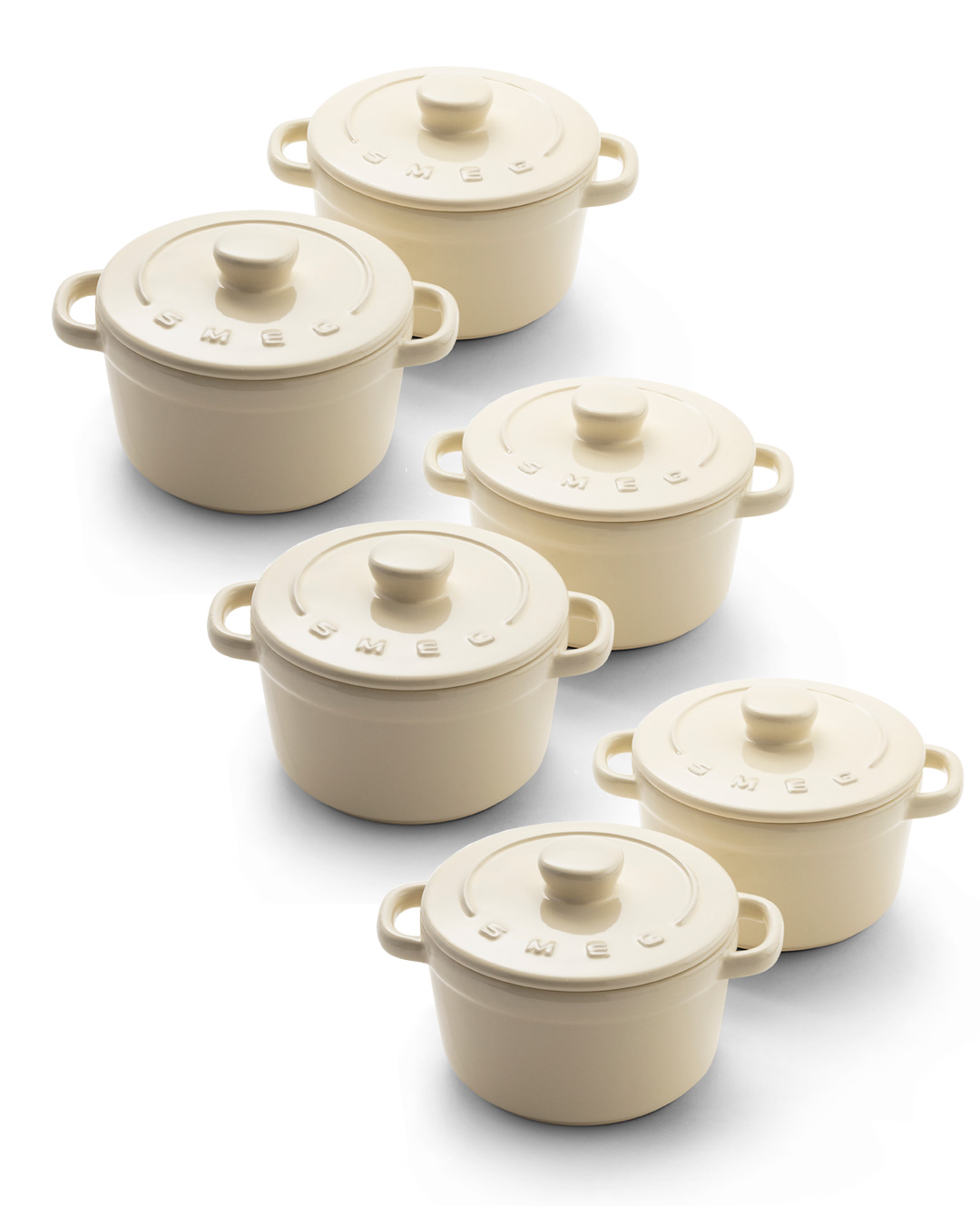 Elegante minicocotter til portionsservering - 6 stk