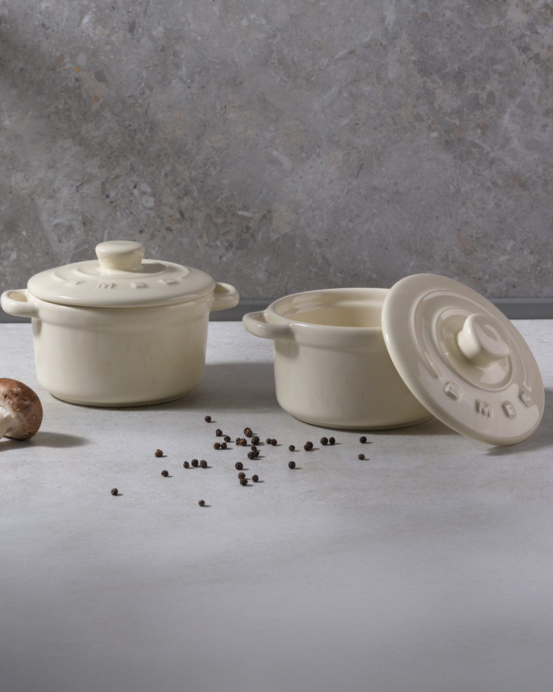 Elegante minicocotter til portionsservering - 2 stk