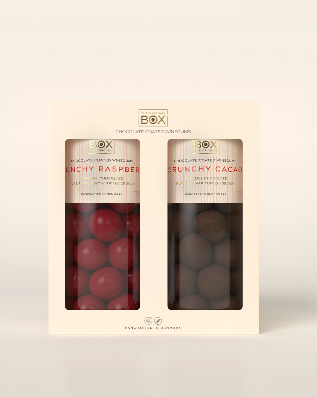 Chokoladevingummier i to varianter - 500 g