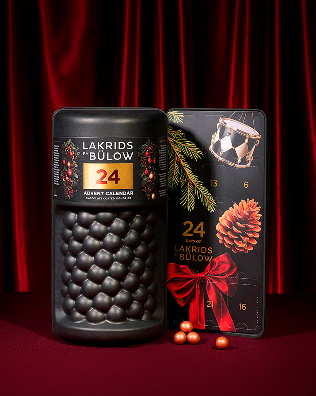 Julekalender med dansk gourmetlakrids - 690 g