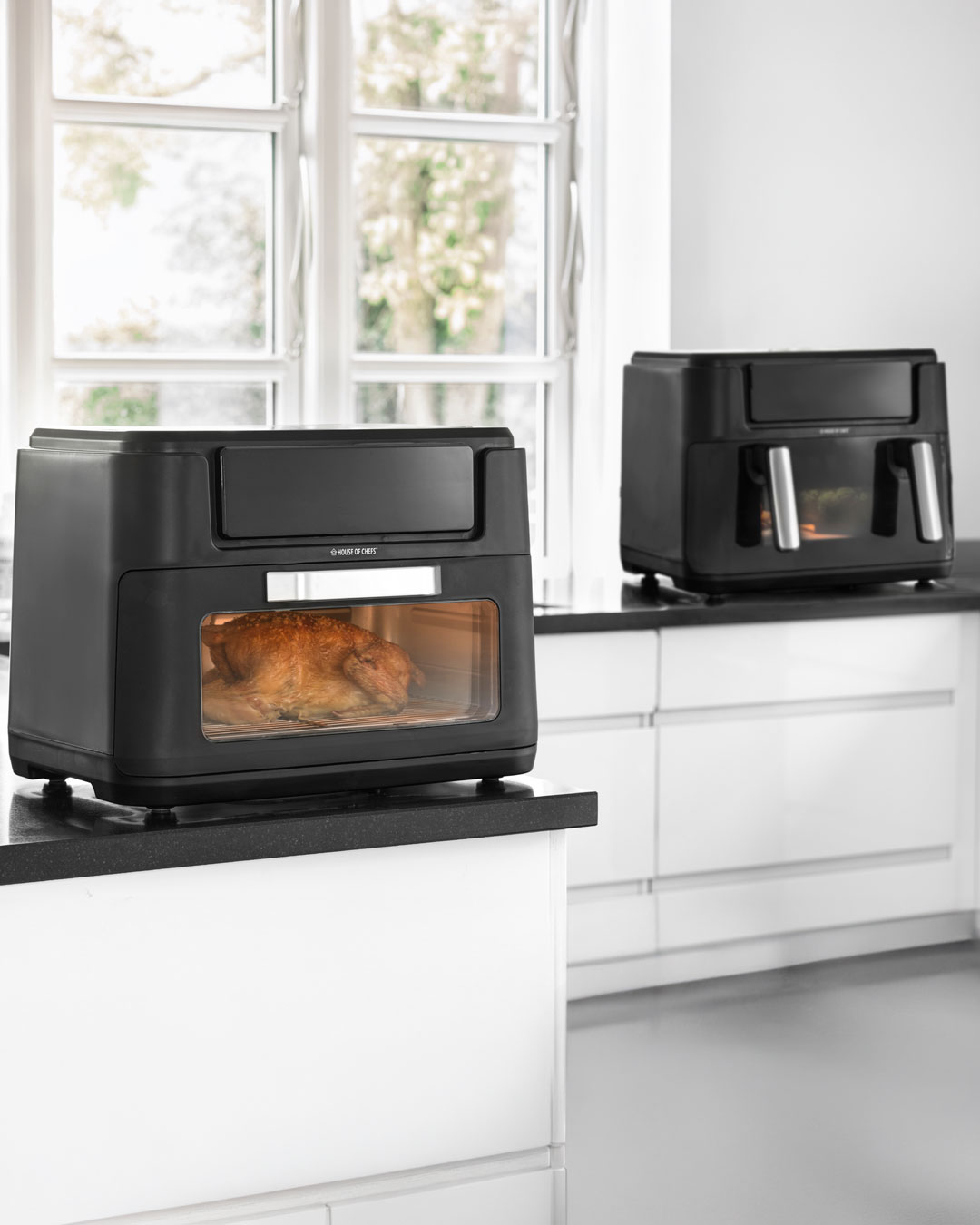 Nyskabende 3-i-1 airfryer med ovn