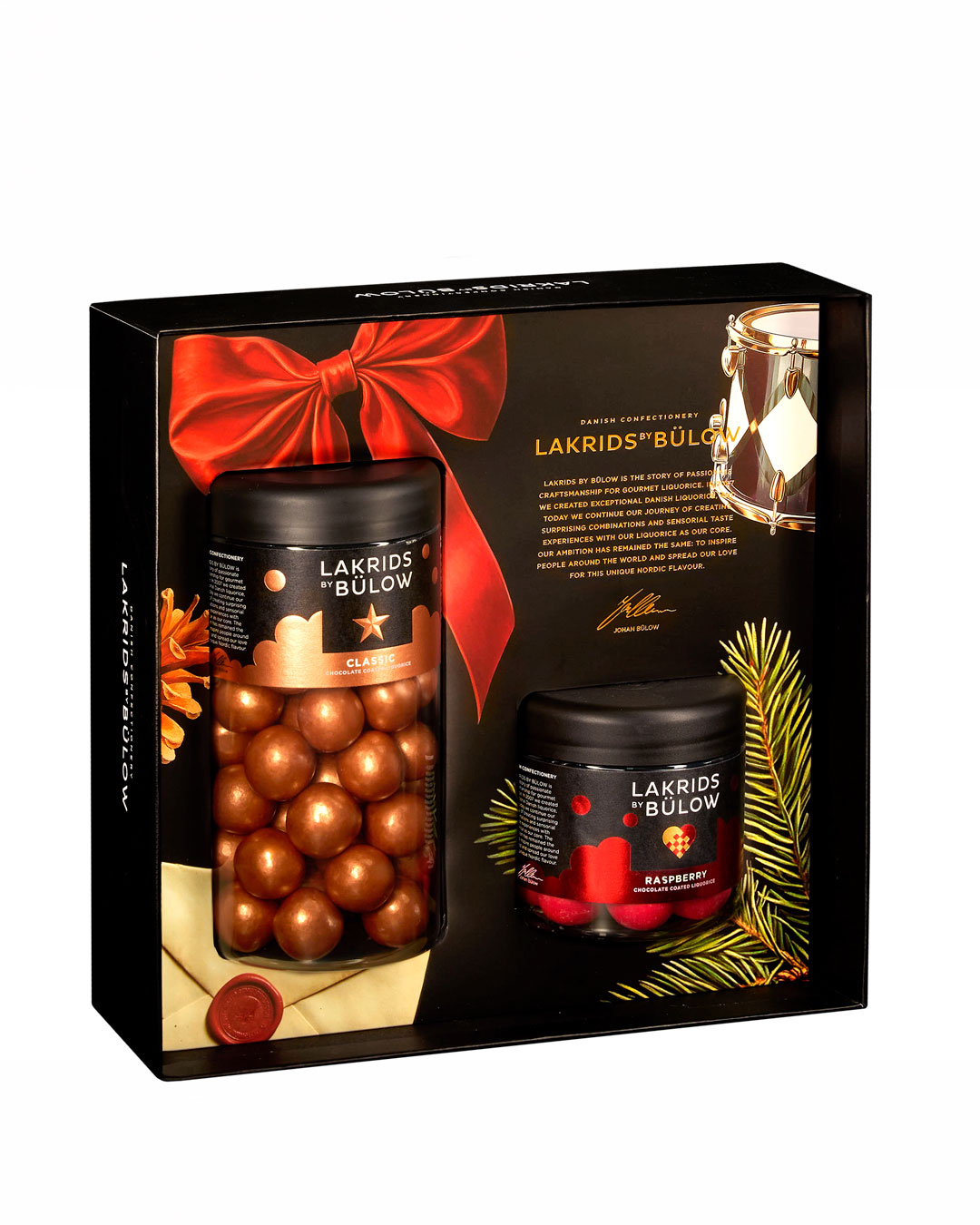 Eksklusiv gaveæske med dansk lakrids - 385 g