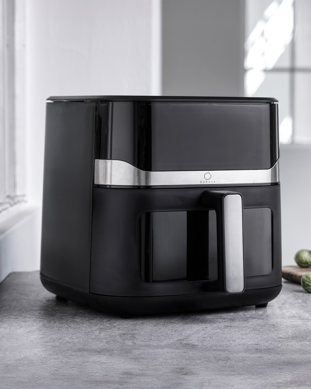 Stor airfryer med vindue og høj kapacitet