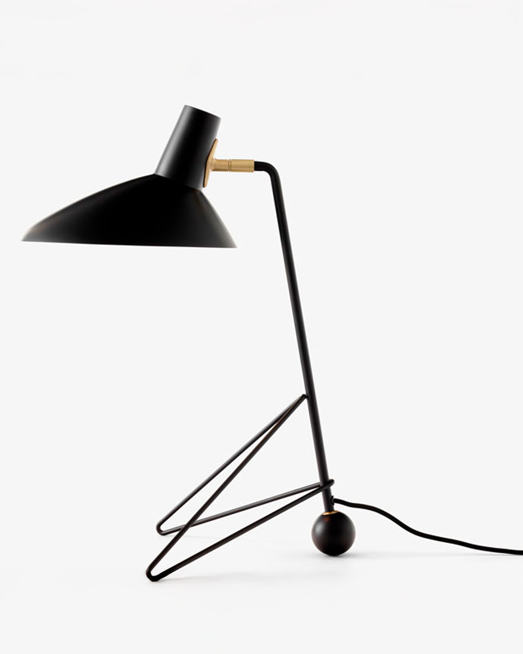 Skulpturel og elegant Tripod-bordlampe
