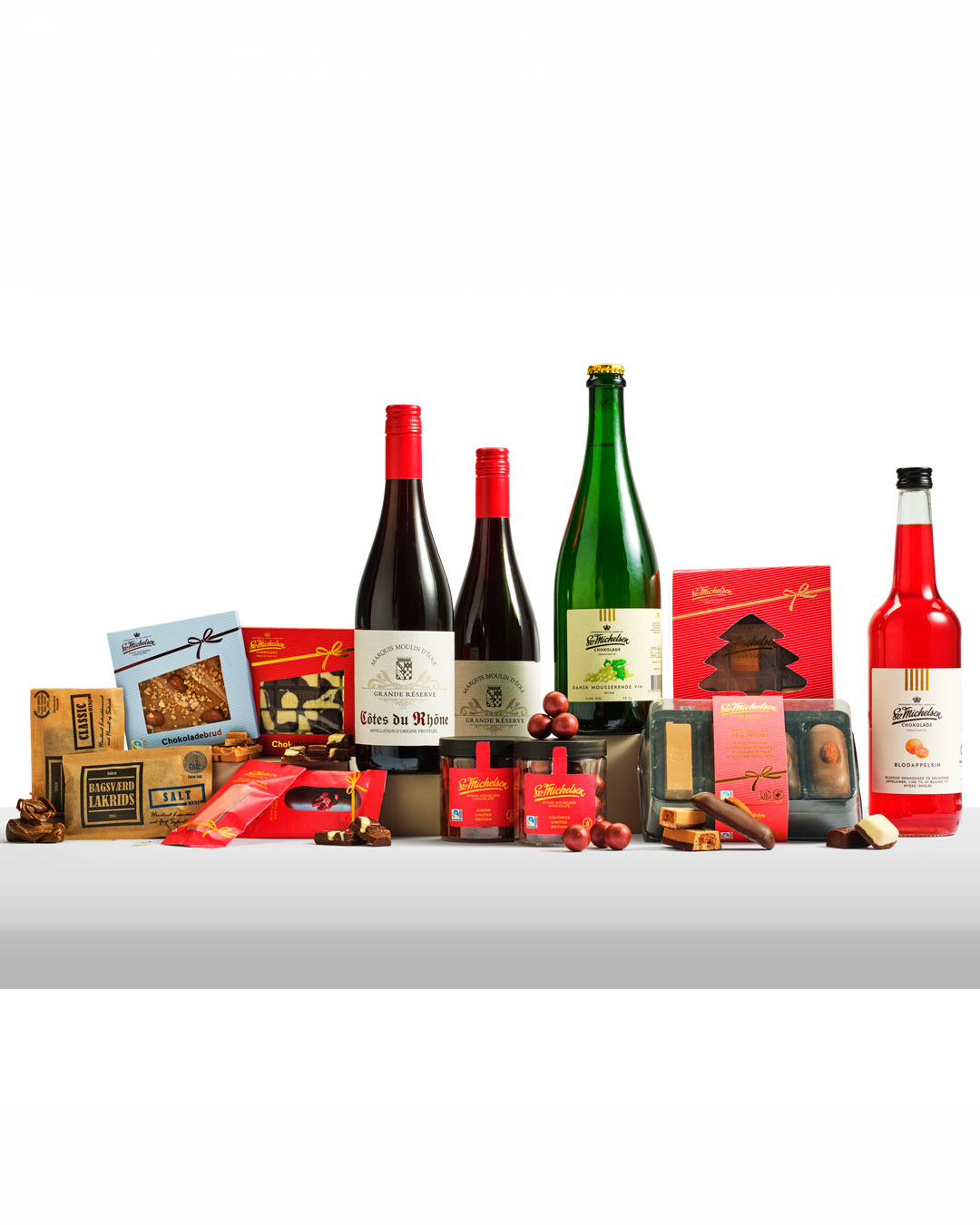 Julehygge med søde specialiteter og vin