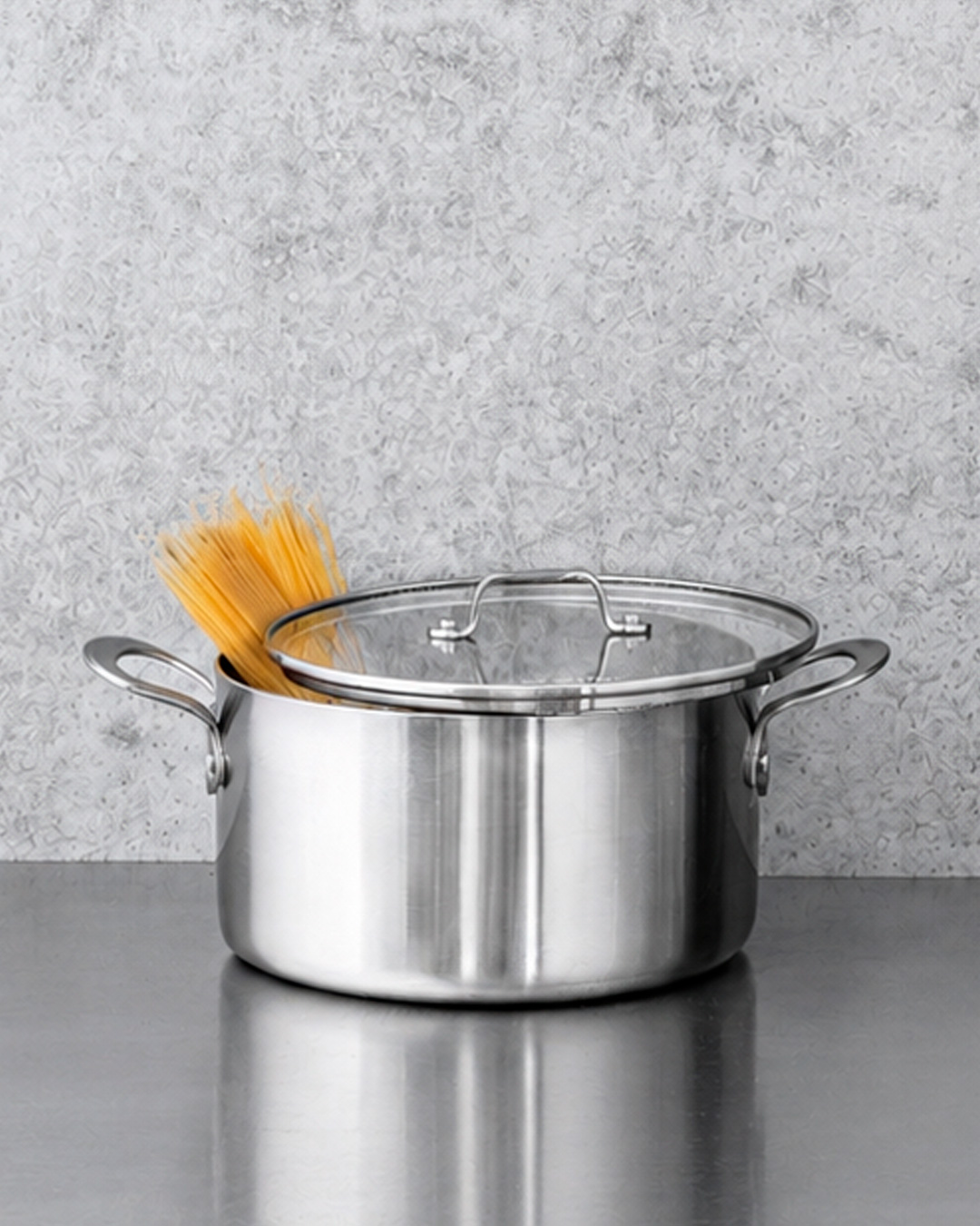 Gastronomisk gryde i rustfrit stål - 5,7 L