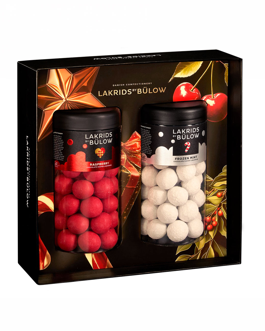 Luksuriøs lakridsæske med hindbær og mint - 540 g