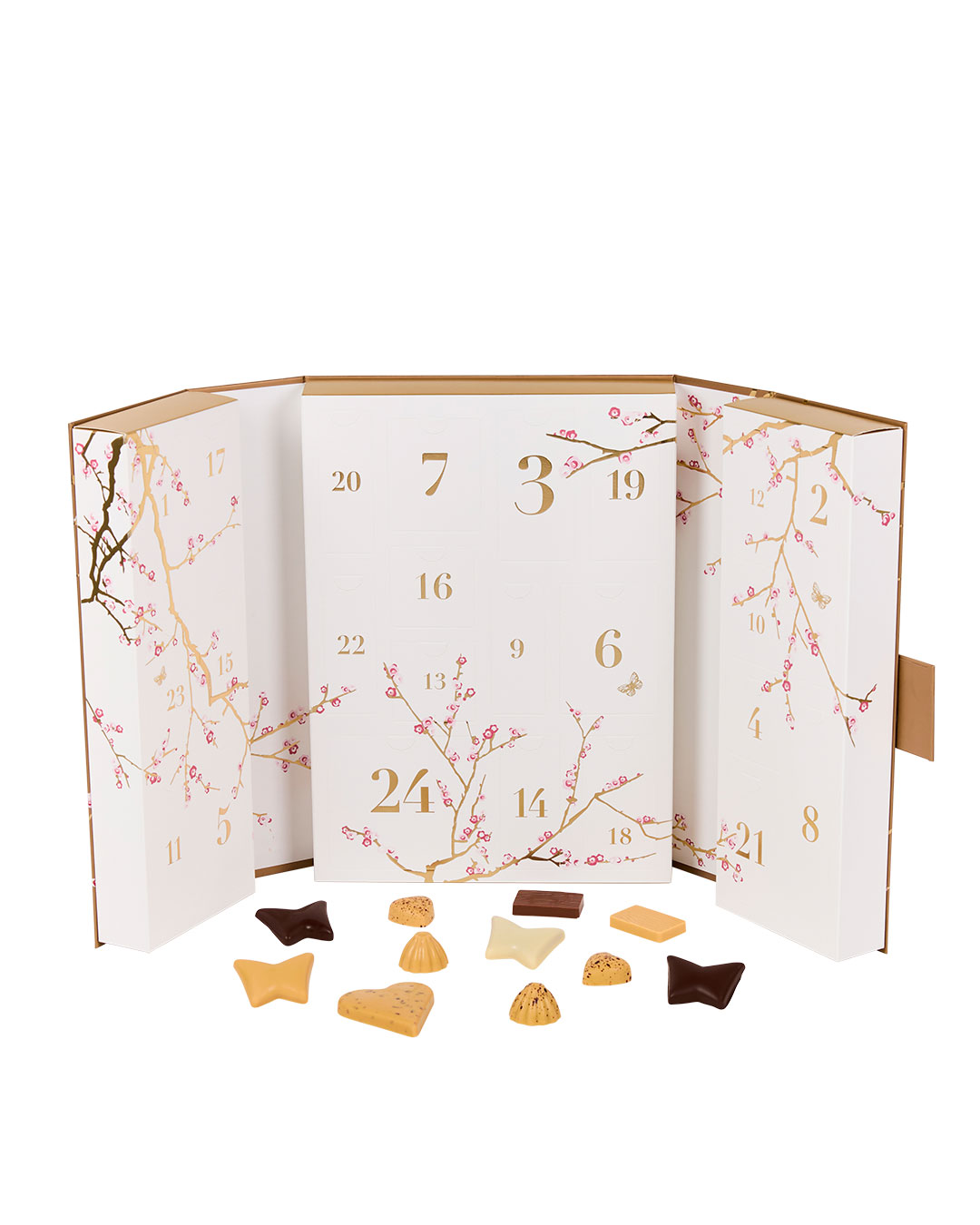 Julekalender med økologisk chokolade - 565 g