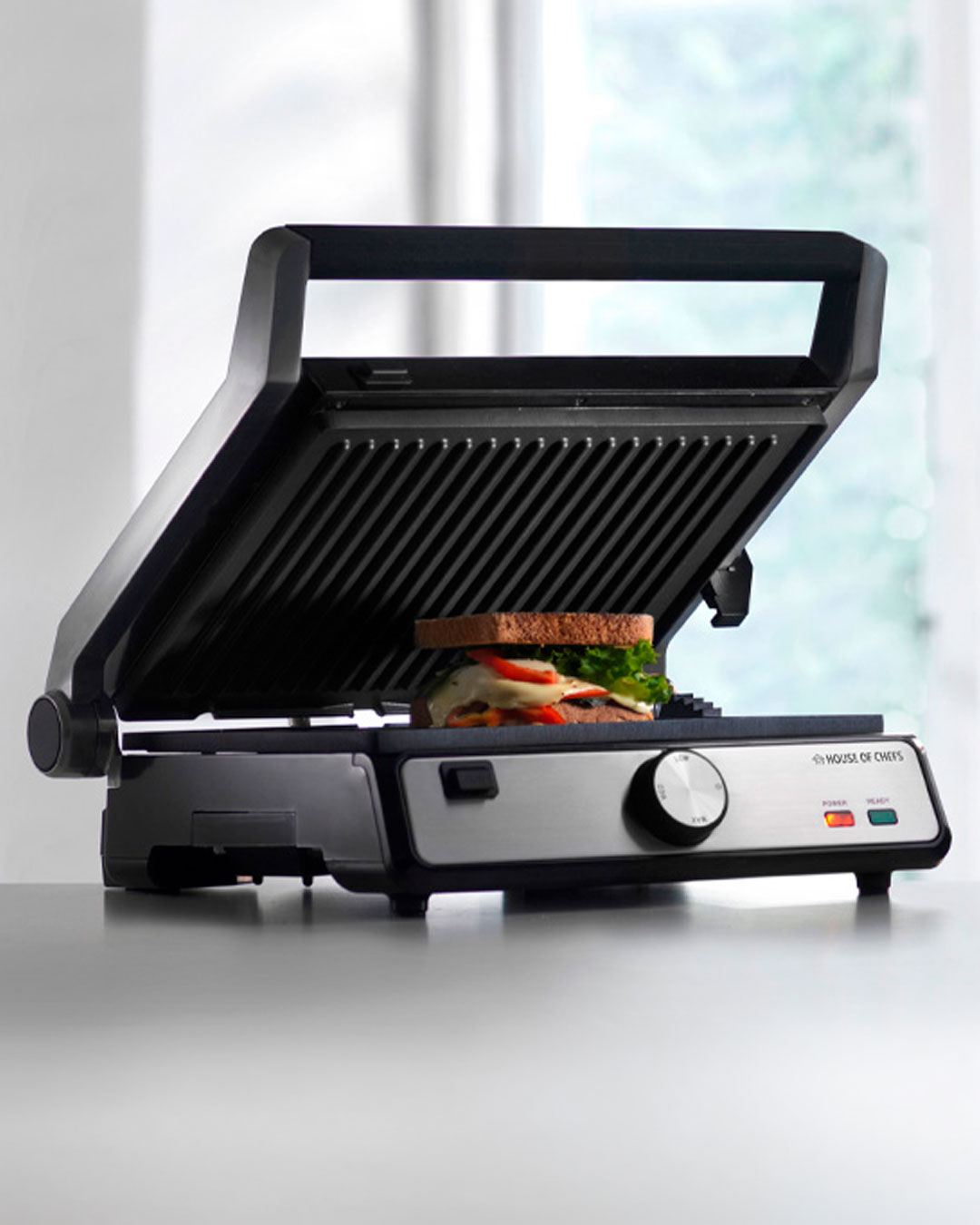 Lækker paninigrill i kompakt design