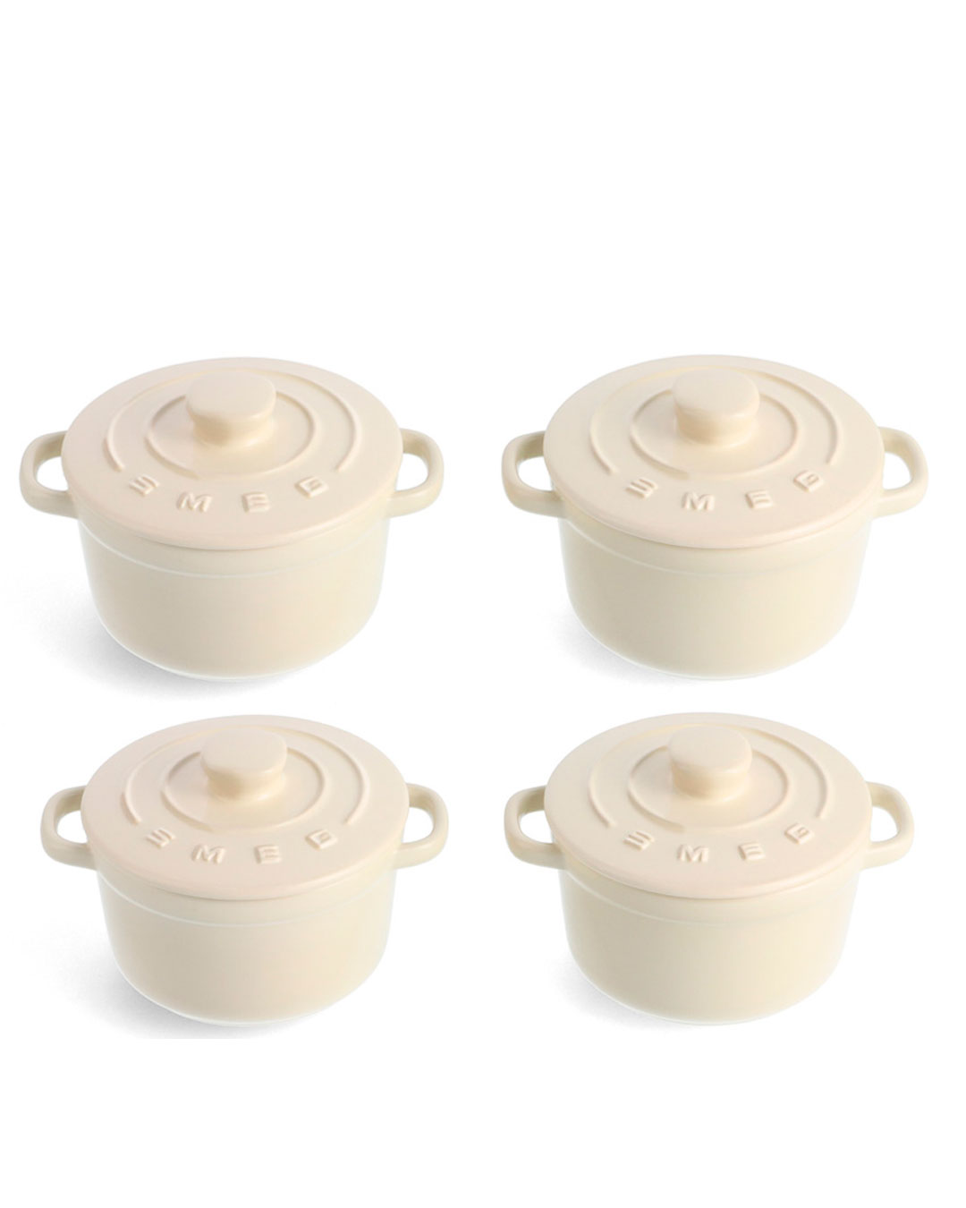 Elegante minicocotter til portionsservering - 4 stk