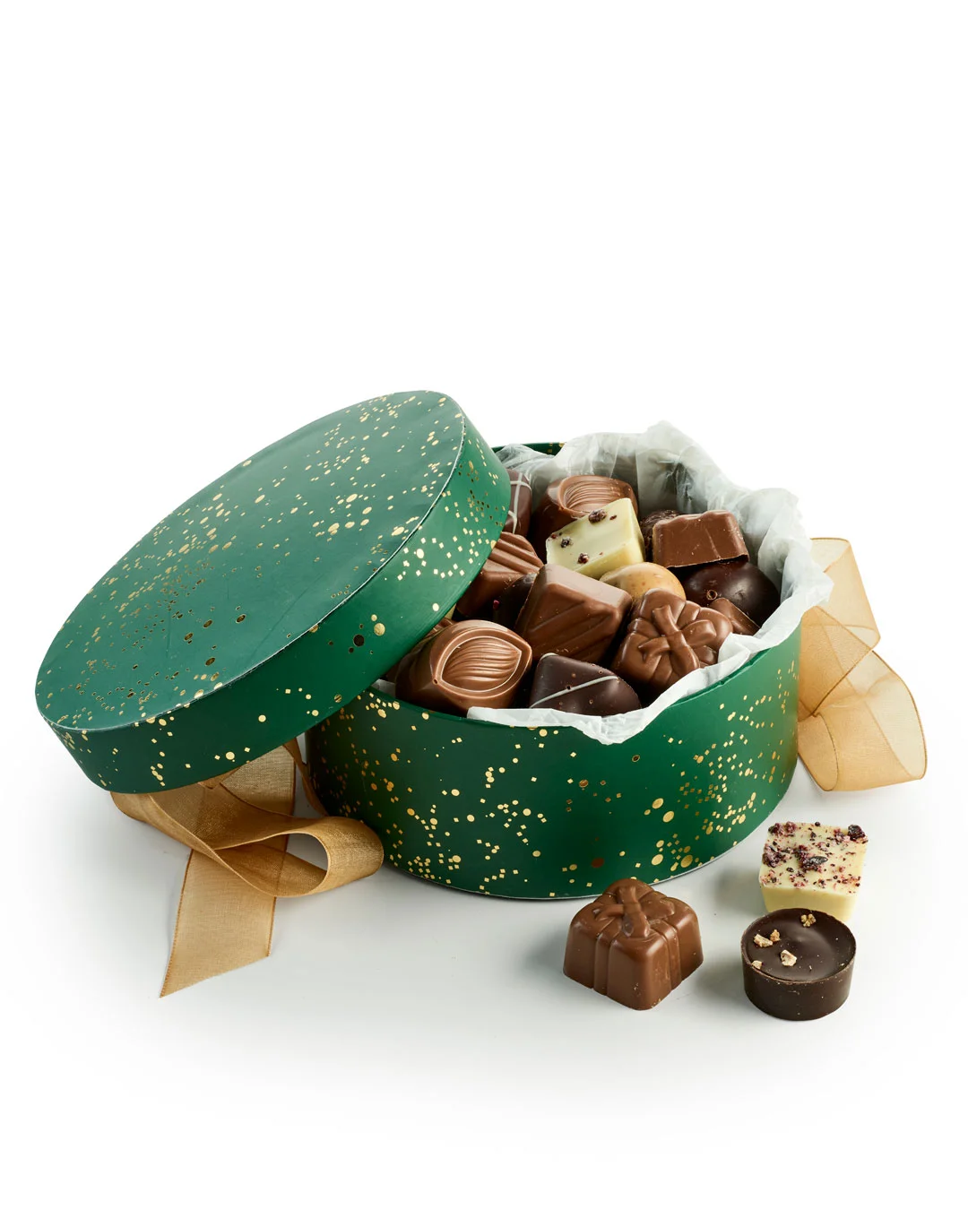Elegant hatteæske med luksuschokolade - 450 g