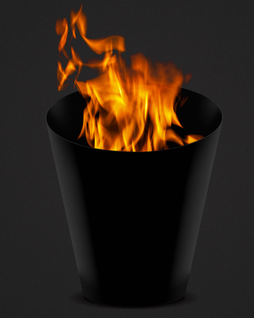 Stemningsfuldt Fire Pot bålfad til udelivet