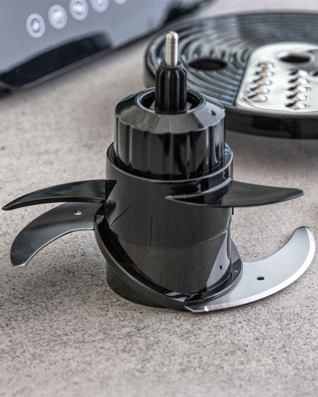 Kraftfuld foodprocessor til det moderne køkken