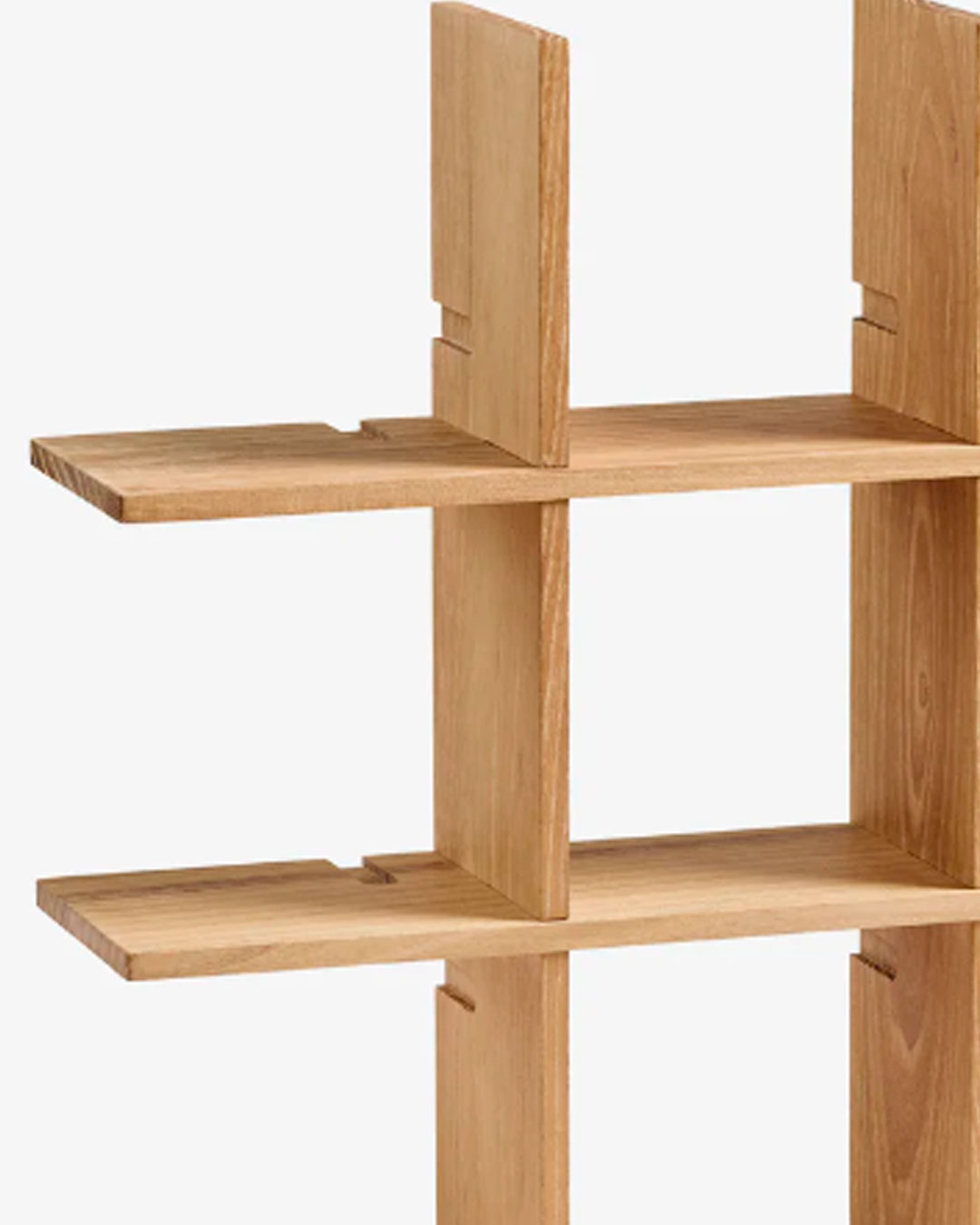Rå hylla i organisk och funktionell design