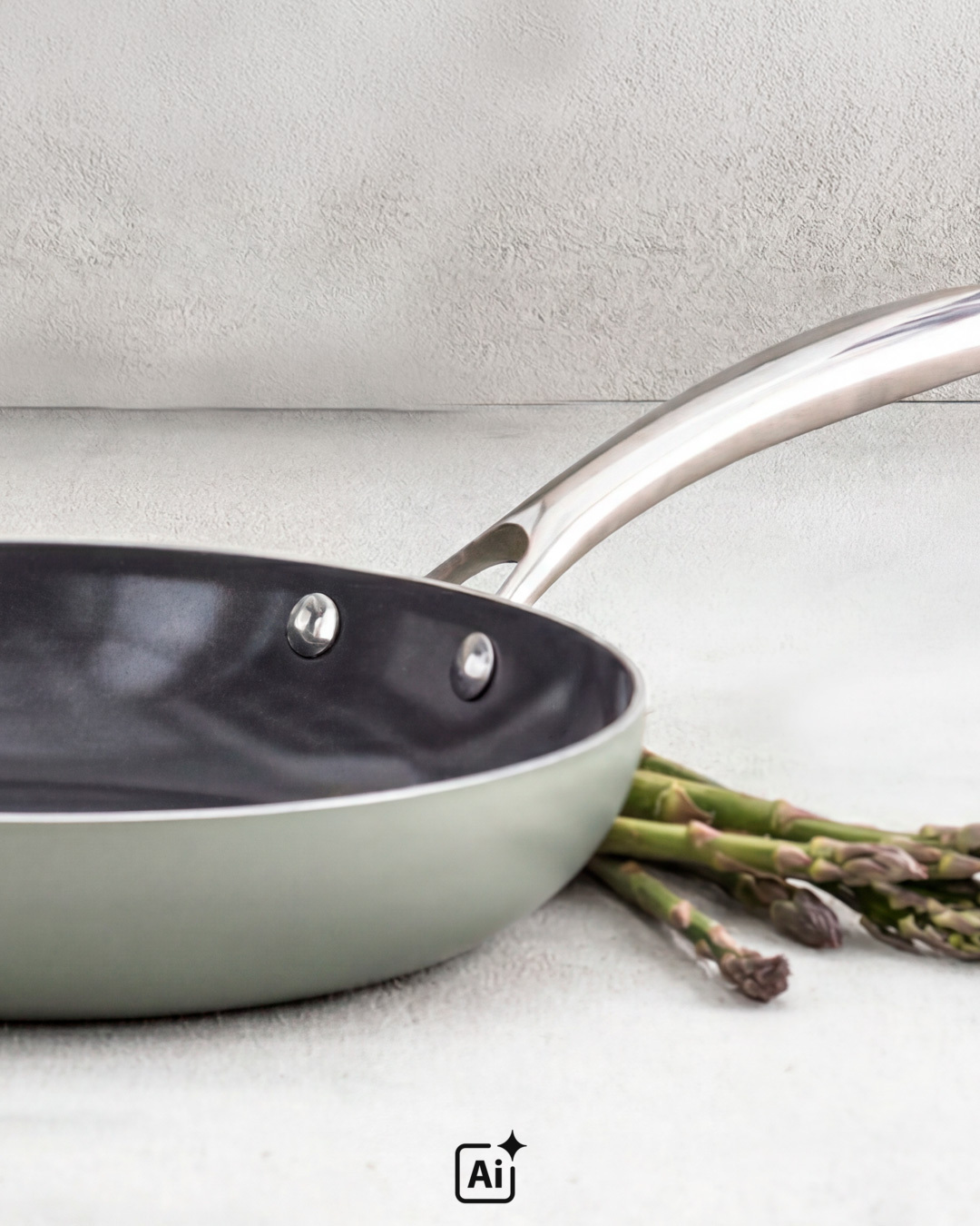 Stegepande i moderne farve og holdbart design - 20 cm