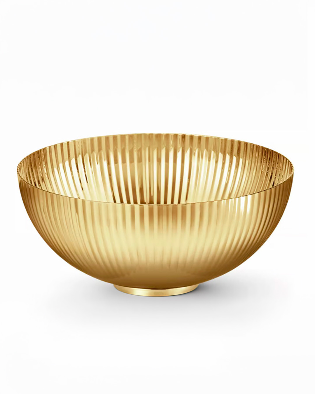 Guldbelagt skål i ikonisk design